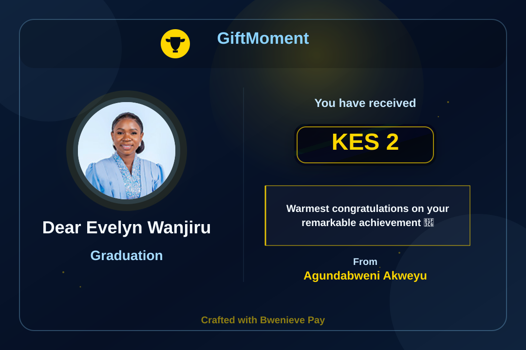 GiftMoment card preview